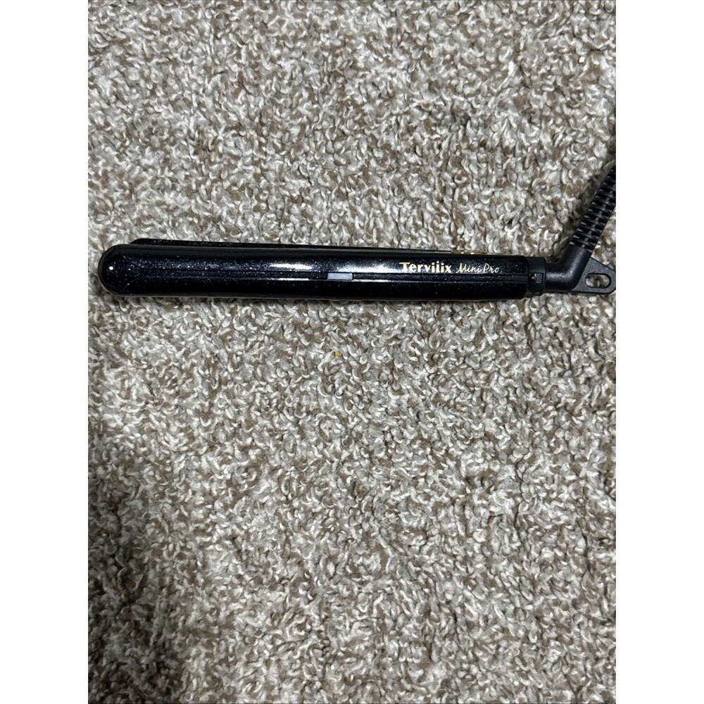 Terviiix Mini Flat Iron Portable Travel Flat Iron Tourmaline Ceramic Mini Pro